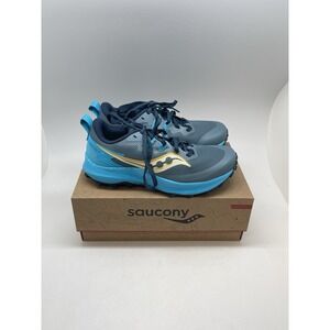 Saucony Sneakers Womens 7.5 Peregrine 14 S10916-213 Blue Running Trail Shoes New